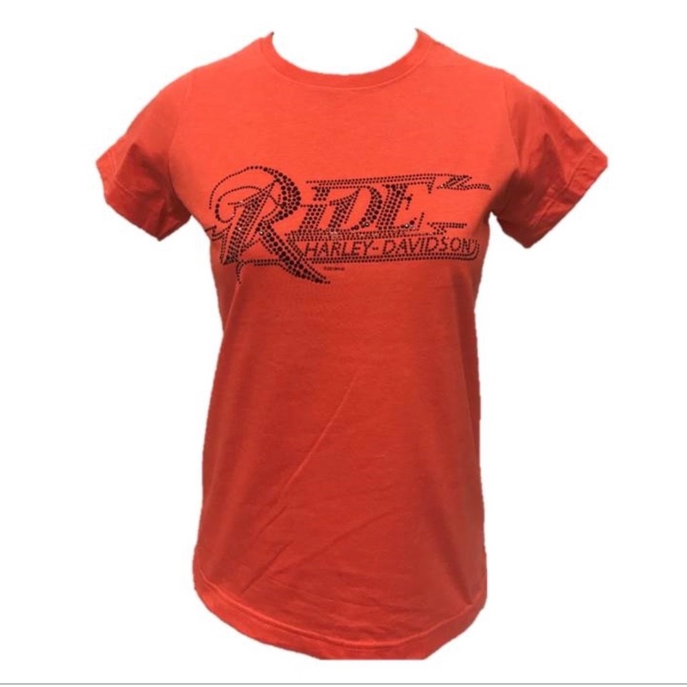 Harley Davidson Red Rock Las Vegas Embellished T-Shirt